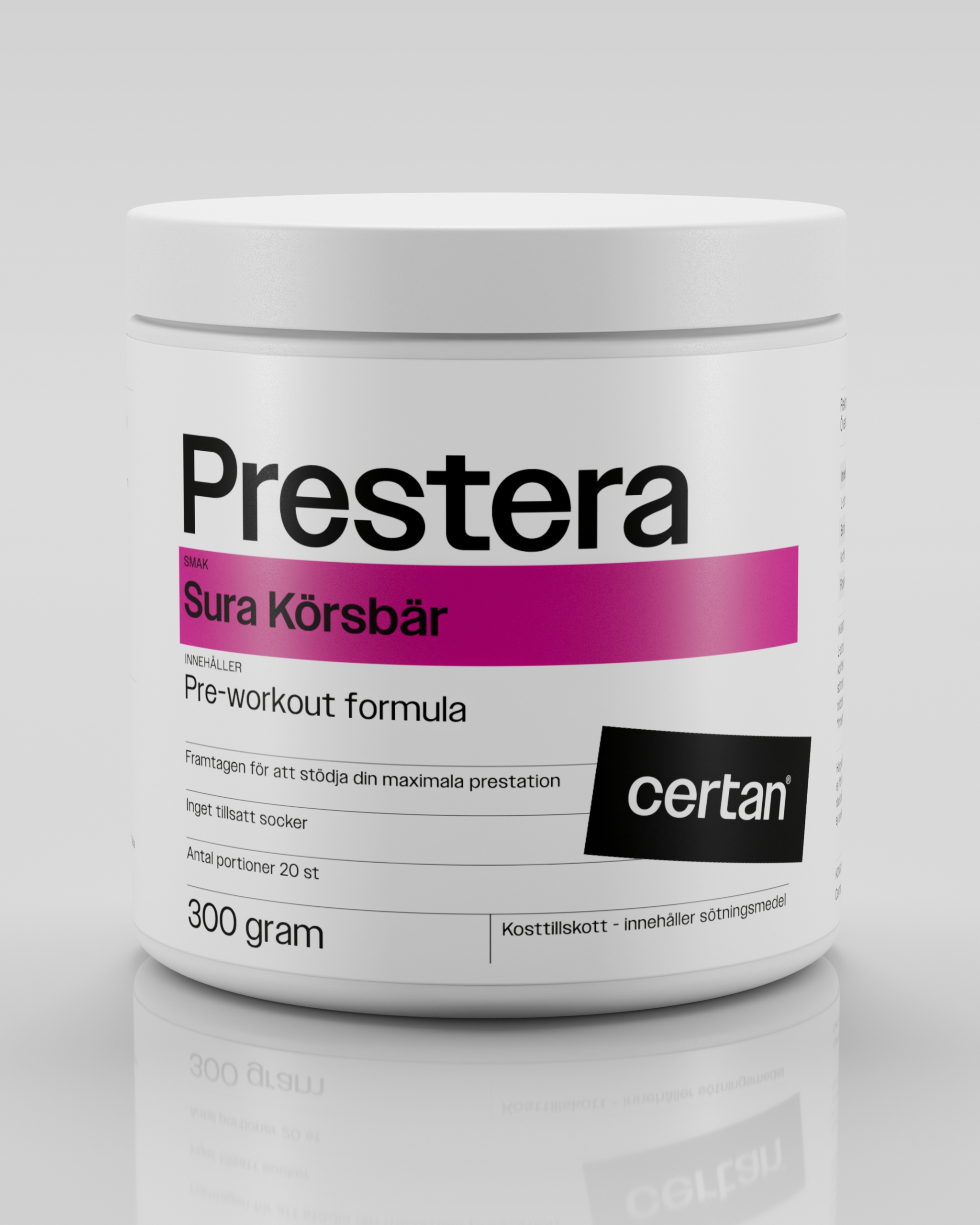 Prestera Pre-workout Sura Körsbär