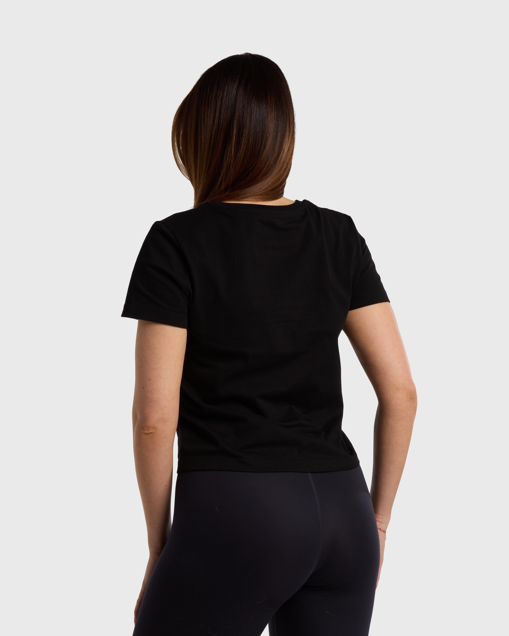 T-Shirt Woman Classic Fit Black - Bild 4